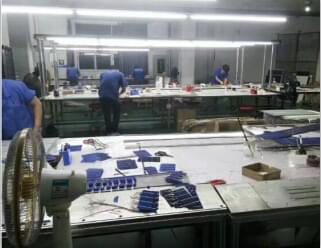 Led太陽能路燈材料都回來了，路燈緊急生產中