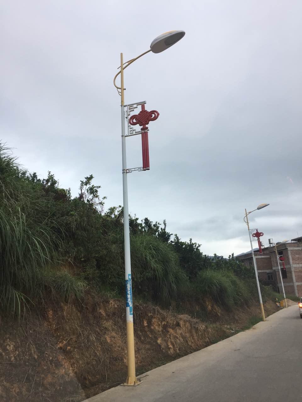 福建漳州48套led中國結路燈竣工，曬圖啦！