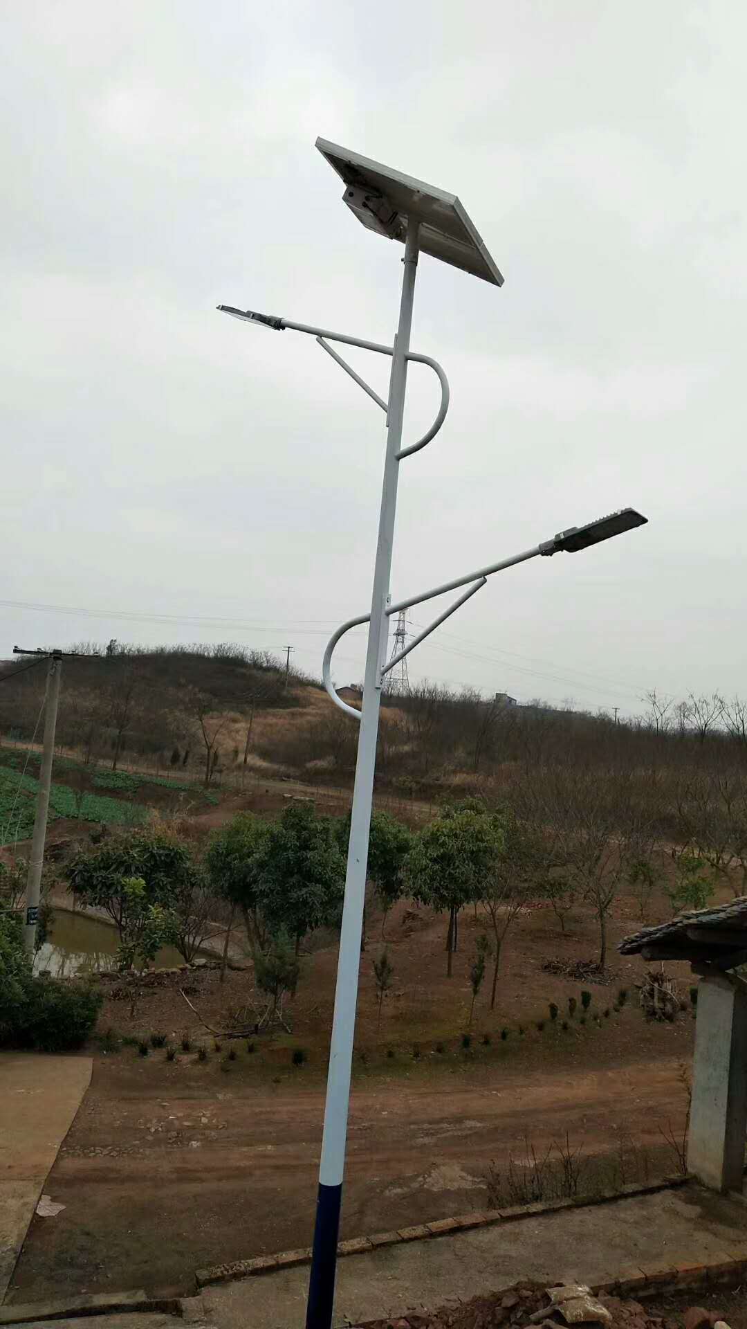 【華可案例】山西臨汾68套農村太陽能路燈安裝完畢！